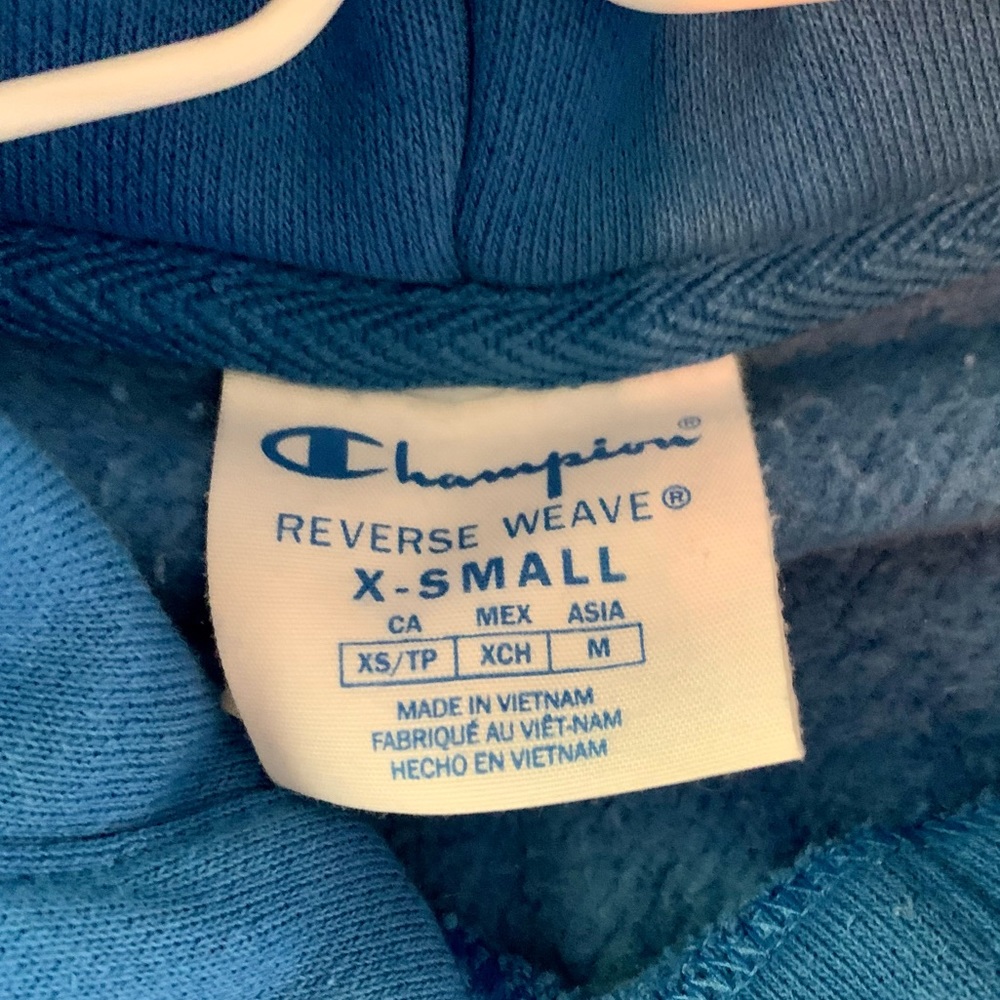 Blue reverse weave Champion hoodie-great condition!💙FINAL MARKDOWN💙 - Picture 5 of 16